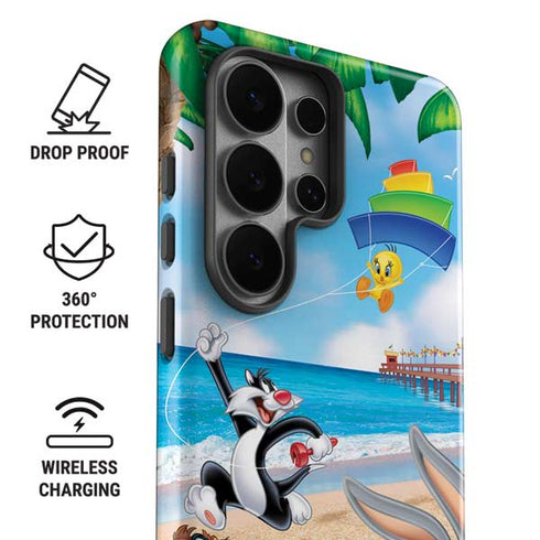 Looney Tunes Beach Galaxy S26 Ultra Impact Case