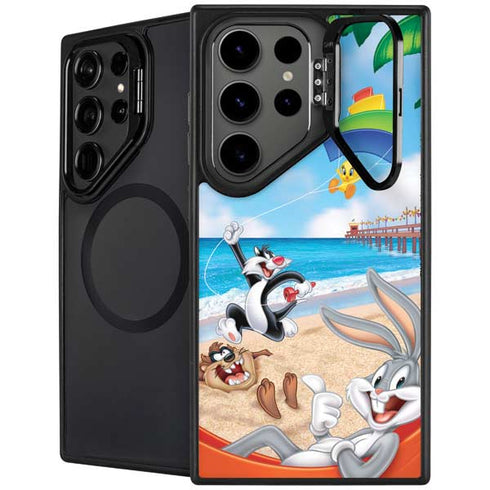 Looney Tunes Beach Galaxy S26 Ultra Kickstand Case