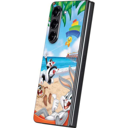 Looney Tunes Beach Galaxy Z Fold5 5G Skin