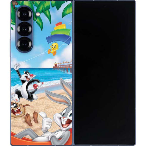 Looney Tunes Beach Galaxy Z Fold6 Skin
