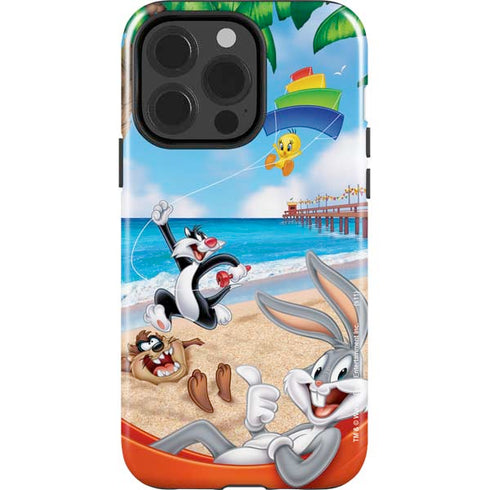 Looney Tunes Beach iPhone 15 Pro Impact Case