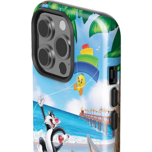 Looney Tunes Beach iPhone 15 Pro Impact Case