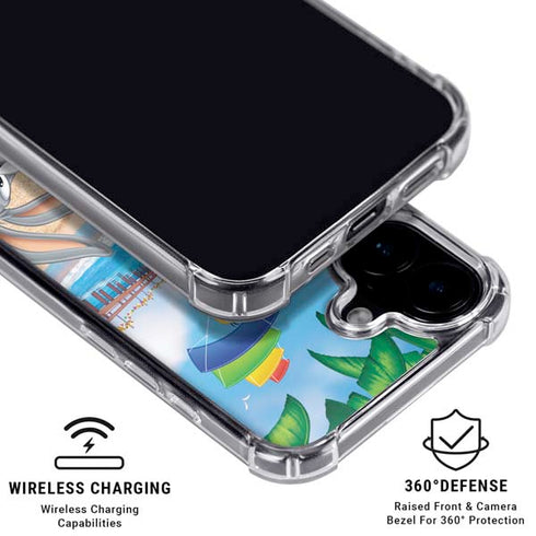 Looney Tunes Beach iPhone 16 Plus Clear Case