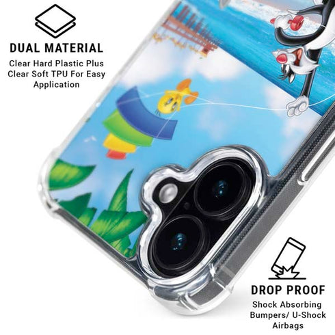 Looney Tunes Beach iPhone 16 Plus MagSafe Case