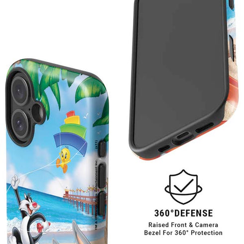 Looney Tunes Beach iPhone 16 Plus Magsafe Impact Case