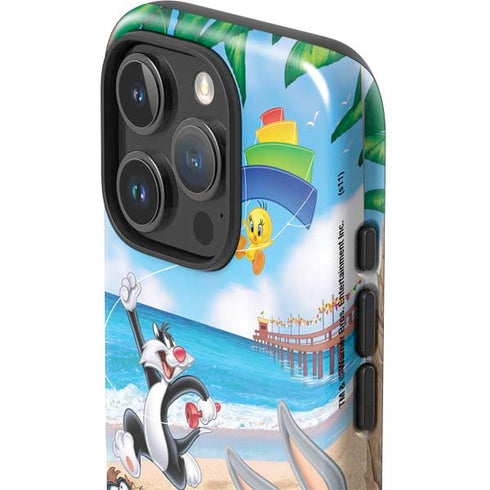 Looney Tunes Beach iPhone 16 Pro Max Impact Case