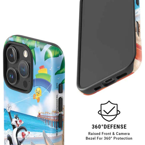 Looney Tunes Beach iPhone 16 Pro Max Magsafe Impact Case