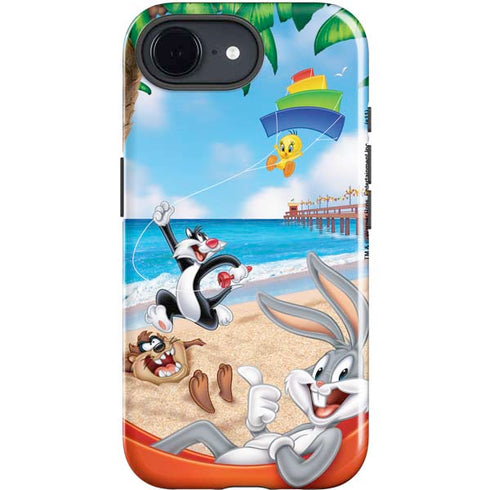 Looney Tunes Beach iPhone 16e Impact Case