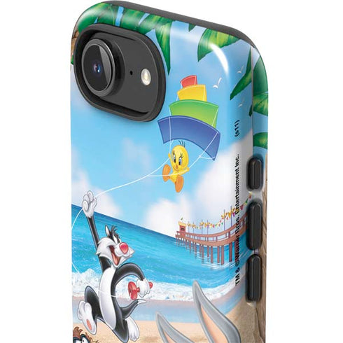 Looney Tunes Beach iPhone 16e Impact Case