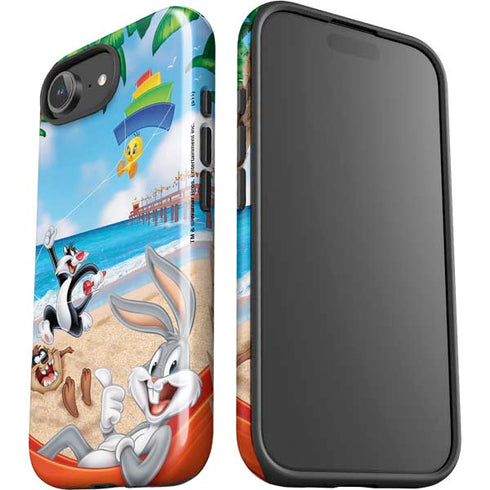 Looney Tunes Beach iPhone 16e Impact Case