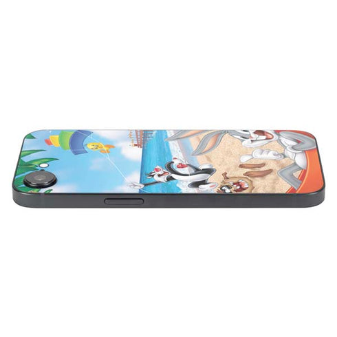 Looney Tunes Beach iPhone 16e Skin
