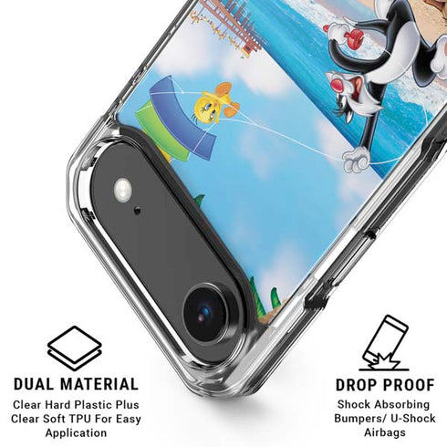 Looney Tunes Beach iPhone 17 Air Clear Case