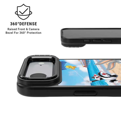 Looney Tunes Beach iPhone 17 Air Kickstand Case
