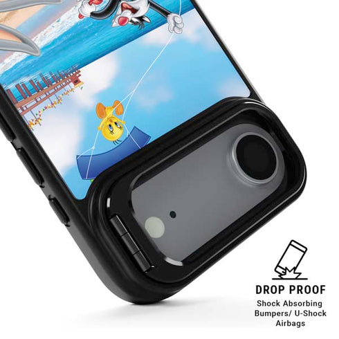 Looney Tunes Beach iPhone 17 Air Kickstand Case