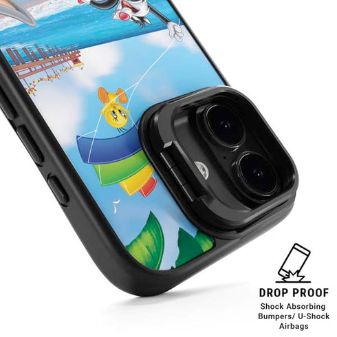 Looney Tunes Beach iPhone 17 Kickstand Case
