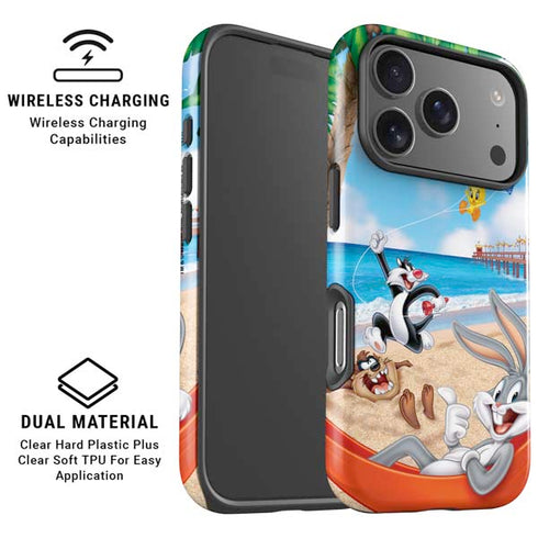 Looney Tunes Beach iPhone 17 Pro Max Magsafe Impact Case