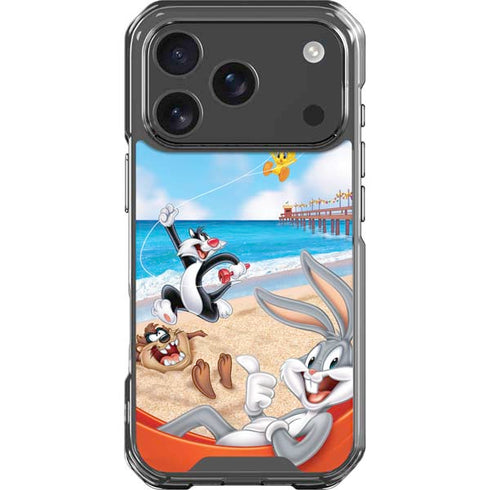 Looney Tunes Beach iPhone 18 Pro Clear Case