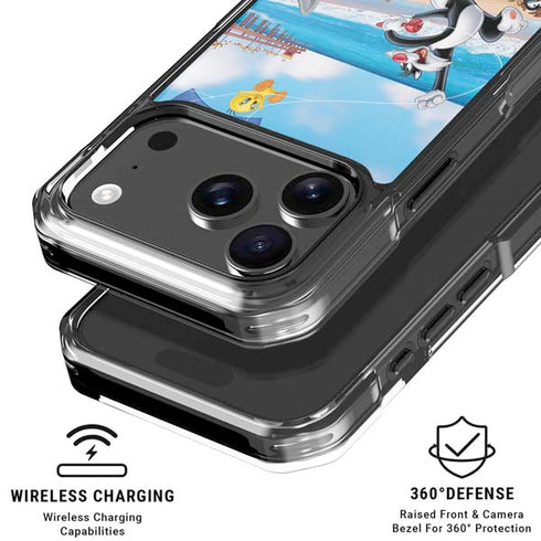 Looney Tunes Beach iPhone 18 Pro Clear Case
