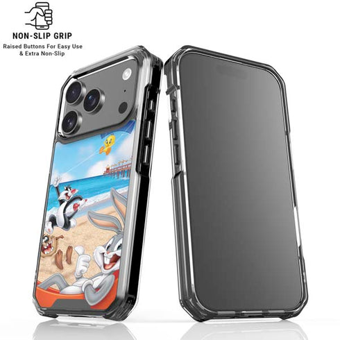 Looney Tunes Beach iPhone 18 Pro Clear Case