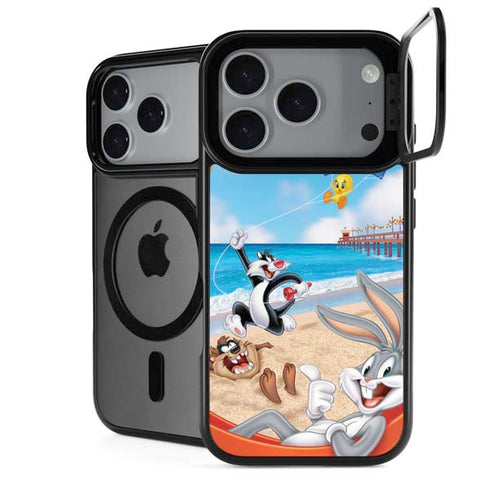 Looney Tunes Beach iPhone 18 Pro Kickstand Case