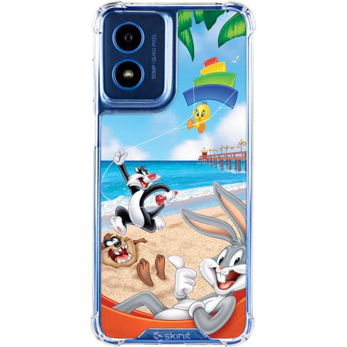 Looney Tunes Beach Moto G 5G (2024) Clear Case