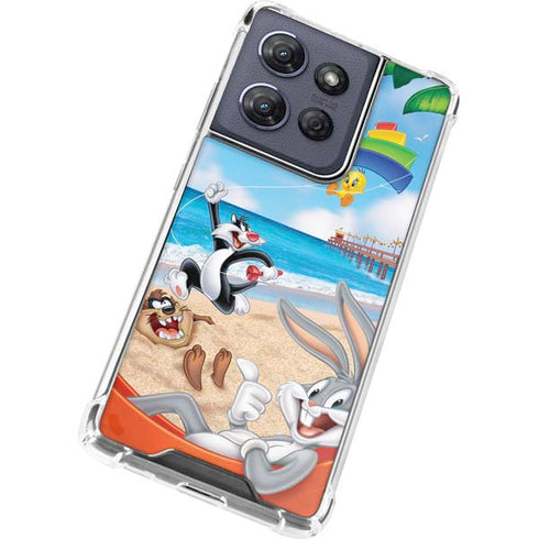 Looney Tunes Beach Moto G Play 5G (2025) Clear Case
