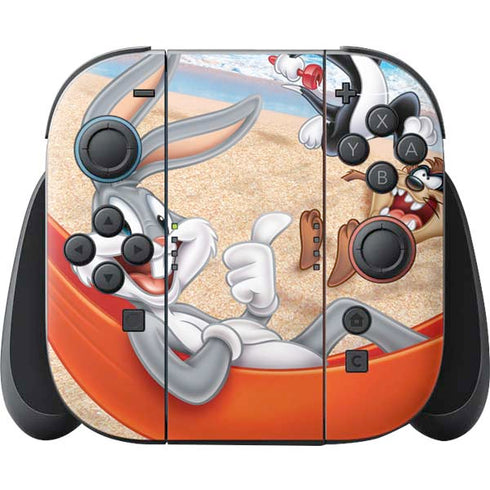 Looney Tunes Beach Nintendo Switch 2 (2025) Joy-Con Controller Skin