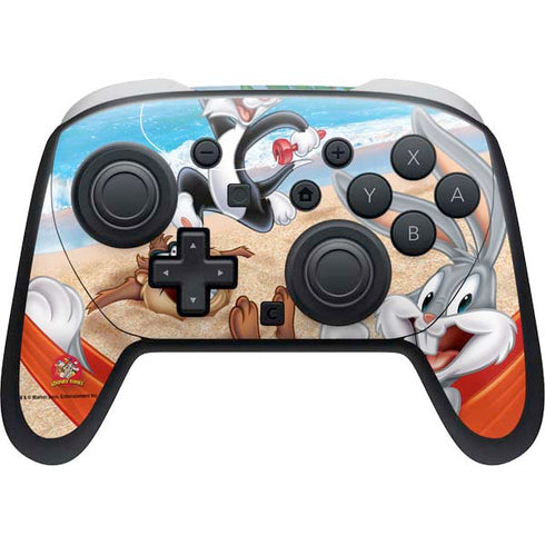 Looney Tunes Beach Nintendo Skins