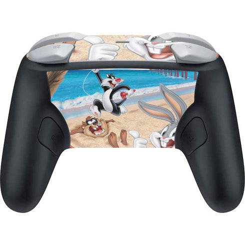 Looney Tunes Beach Nintendo Switch 2 (2025) Pro Controller Skin