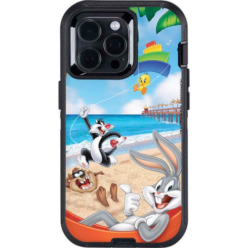 Looney Tunes Beach Otterbox Defender iPhone Skin