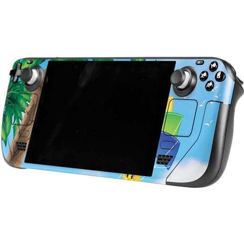 Looney Tunes Beach Steam Deck Handheld Gaming Computer OLED Skin