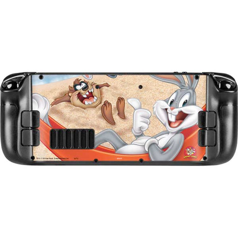 Looney Tunes Beach Steam Deck Handheld Gaming Computer OLED Skin