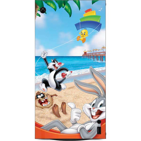 Looney Tunes Beach XBox Series X Digital Edition Console Skin
