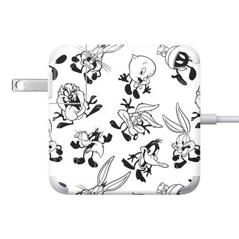 Looney Tunes Big Head Pattern 85W Power Adapter (15 and 17 inch MacBook Pro Charger) Skin