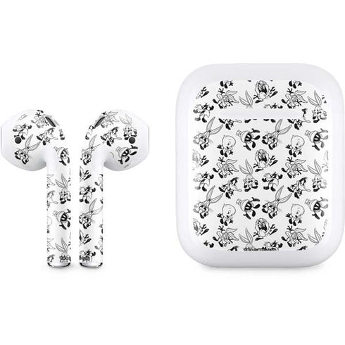 Looney Tunes Big Head Pattern Apple AirPods Skin