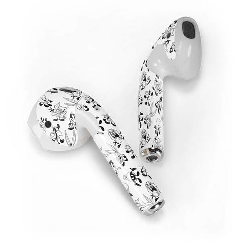 Looney Tunes Big Head Pattern Apple AirPods Skin