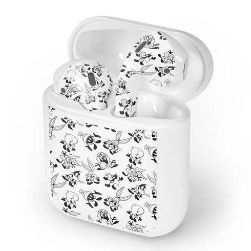 Looney Tunes Big Head Pattern Apple AirPods Skin