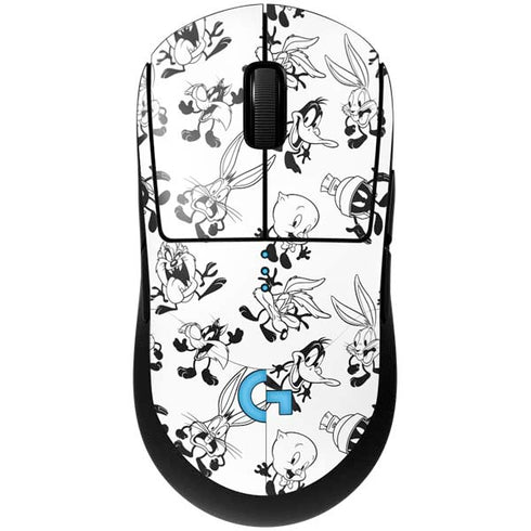 Looney Tunes Big Head Pattern G Pro Wireless Gaming Mouse Skin