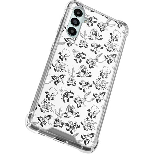 Looney Tunes Big Head Pattern Gabb Phone 4 Clear Case