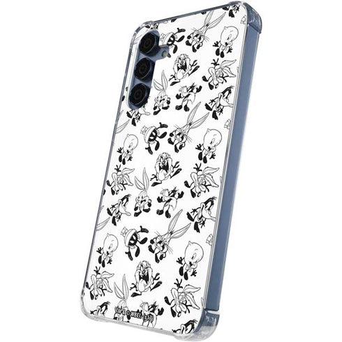 Looney Tunes Big Head Pattern Galaxy A35 5G Clear Case