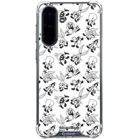 Looney Tunes Big Head Pattern Galaxy A36 5G Clear Case
