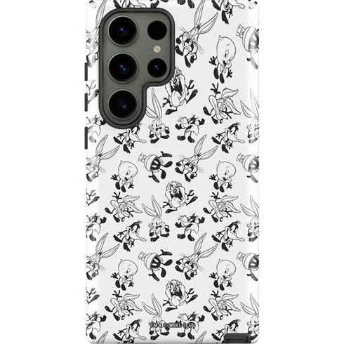 Looney Tunes Big Head Pattern Galaxy S23 Ultra Pro Case