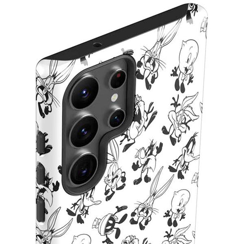 Looney Tunes Big Head Pattern Galaxy S23 Ultra Pro Case
