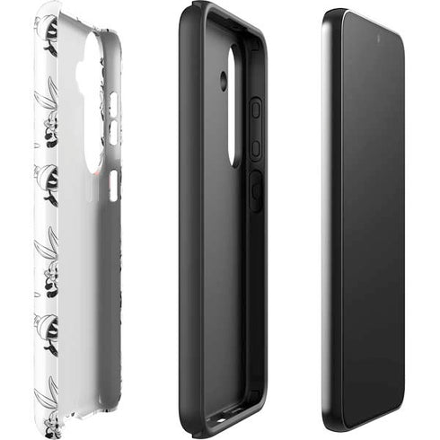 Looney Tunes Big Head Pattern Galaxy S25 Impact Case