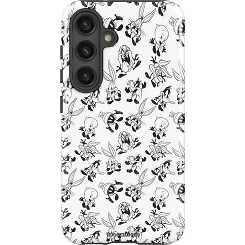 Looney Tunes Big Head Pattern Galaxy S25 Plus Impact Case
