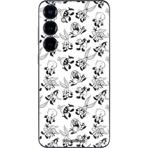 Looney Tunes Big Head Pattern Galaxy S25 Plus Skin