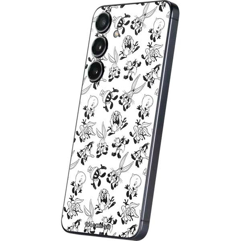 Looney Tunes Big Head Pattern Galaxy S25 Plus Skin