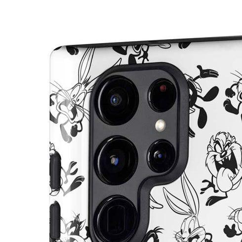Looney Tunes Big Head Pattern Galaxy S25 Ultra Impact Case