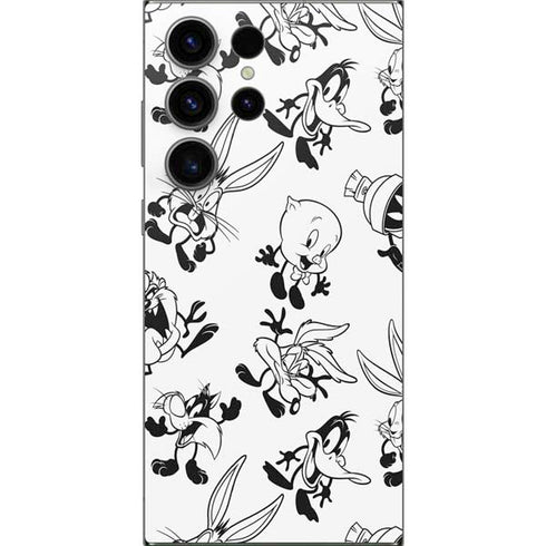 Looney Tunes Big Head Pattern Galaxy S25 Ultra Skin