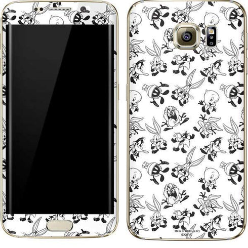Looney Tunes Big Head Pattern Galaxy S7 Edge Skin